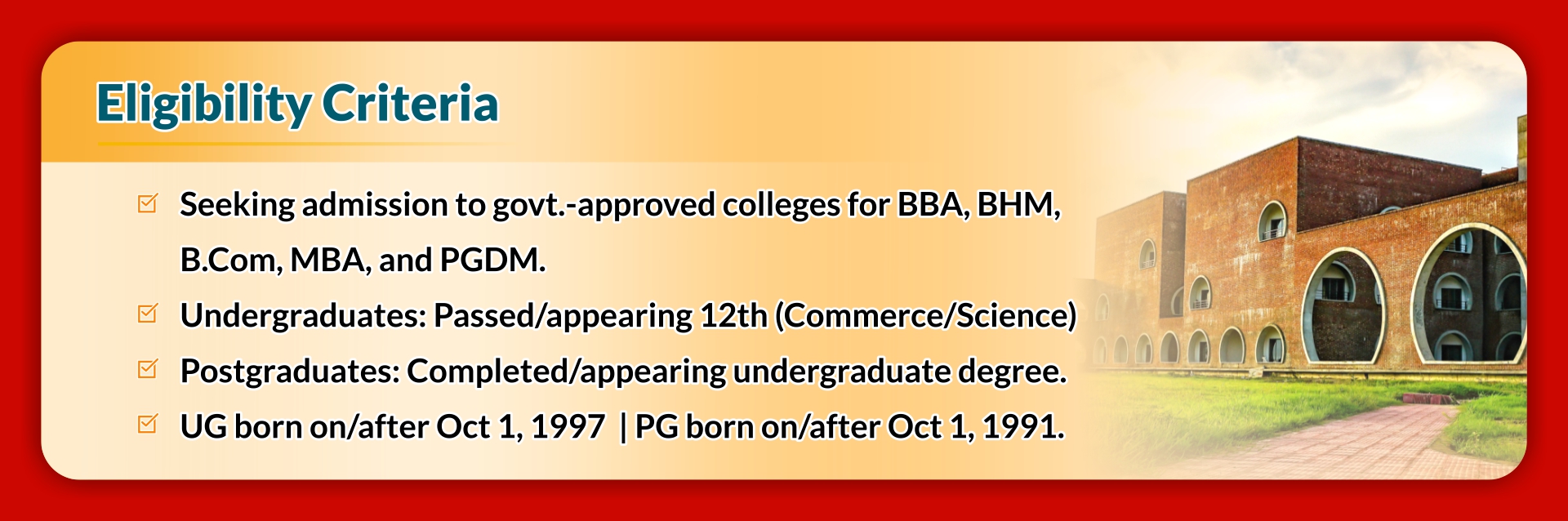 Eligibility Criteria